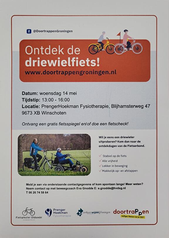 Driewielfietsontdekdag